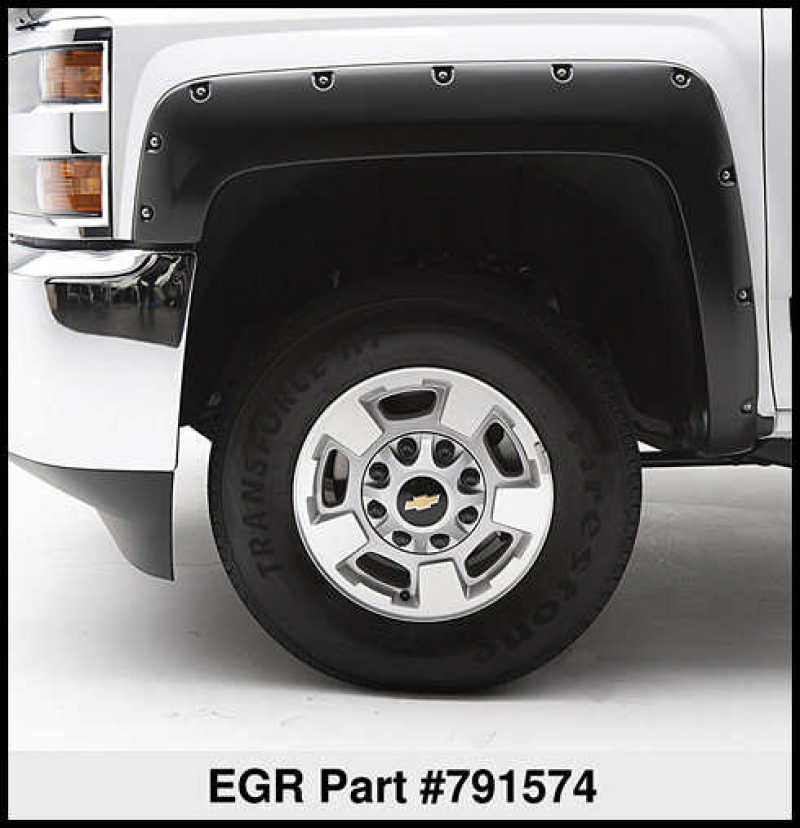 EGR 14+ Chev Silverado 6-8ft Bed Bolt-On Look Fender Flares - Set