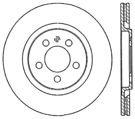 StopTech Drilled Sport Brake Rotor