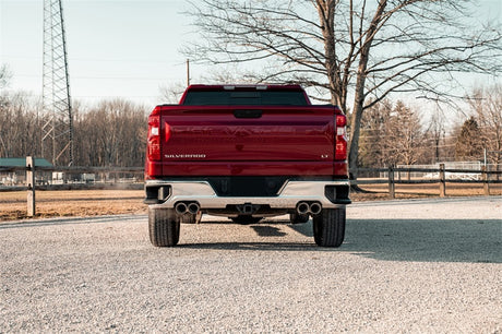 Corsa 2019-2025 GMC Sierra 1500 Cat-Back Dual Rear Exit with Twin 4in Polished Pro-Series Tips