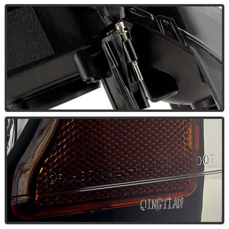 xTune Dodge Ram 1500 02-05 Amber Crystal Headlights HD-JH-DR02-AM-BSM