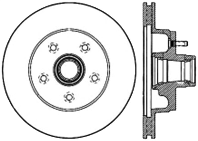 Disque de frein sport fendu et percé StopTech