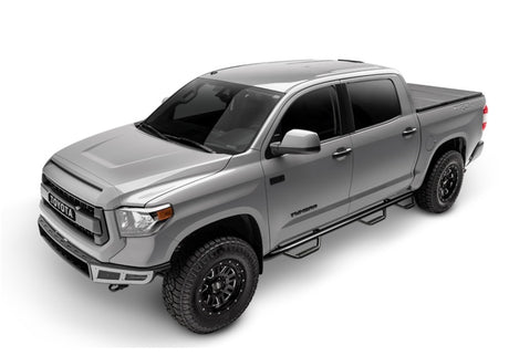 N-Fab Nerf Step 16-17 Toyota Tacoma Double Cab 6 pieds - Noir Tex. - Accès au lit - 2 pouces