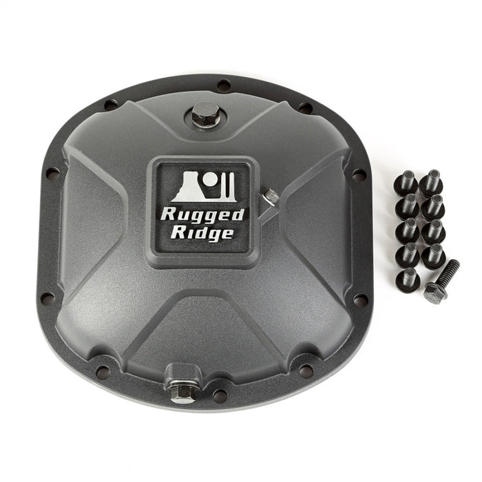 Cache différentiel en aluminium Rugged Ridge Boulder Dana 30 noir