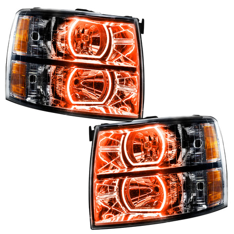 Oracle 07-13 Chevrolet Silverado SMD HL - Noir - Carré - ColorSHIFT avec contrôleur BC1 VOIR LA GARANTIE