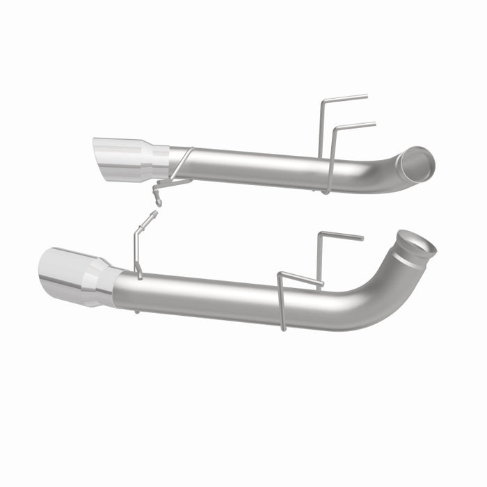 Échappement arrière double à double sortie arrière MagnaFlow 13 Ford Mustang en acier inoxydable avec essieu arrière et catalyseur (compétition)