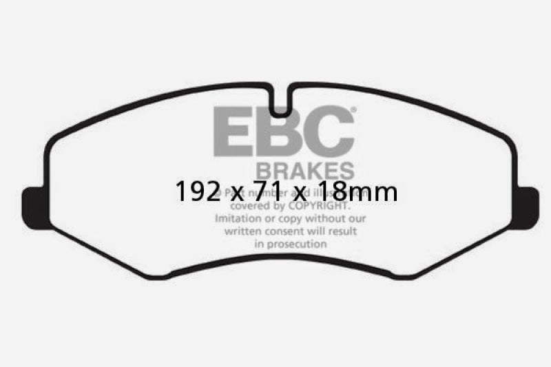 Plaquettes de frein avant EBC 10-14 Land Rover LR4 5 Ultimax2