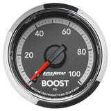 Jauge de suralimentation mécanique 0-100 PSI Autometer Gen4 Dodge Factory Match 52,4 mm
