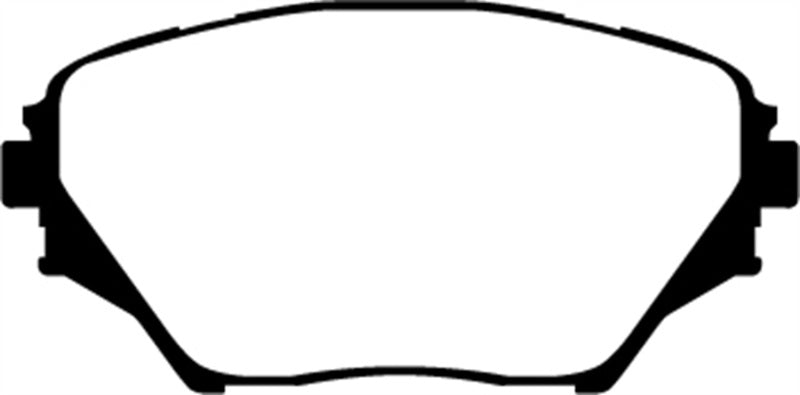 Plaquettes de frein avant EBC 01-03 Toyota RAV 4 2.0 Greenstuff