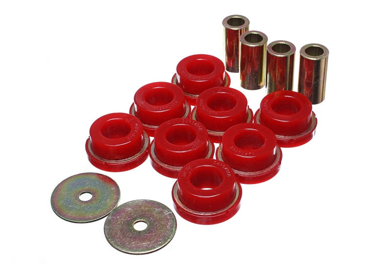 Ensemble de bagues de sous-châssis rouges pour Ford Mustang 2015 (sauf Cobra) Energy Suspension