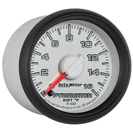 Jauge électronique EGT/pyromètre à balayage complet de 52,4 mm Autometer Factory Match 0-1600 degrés F