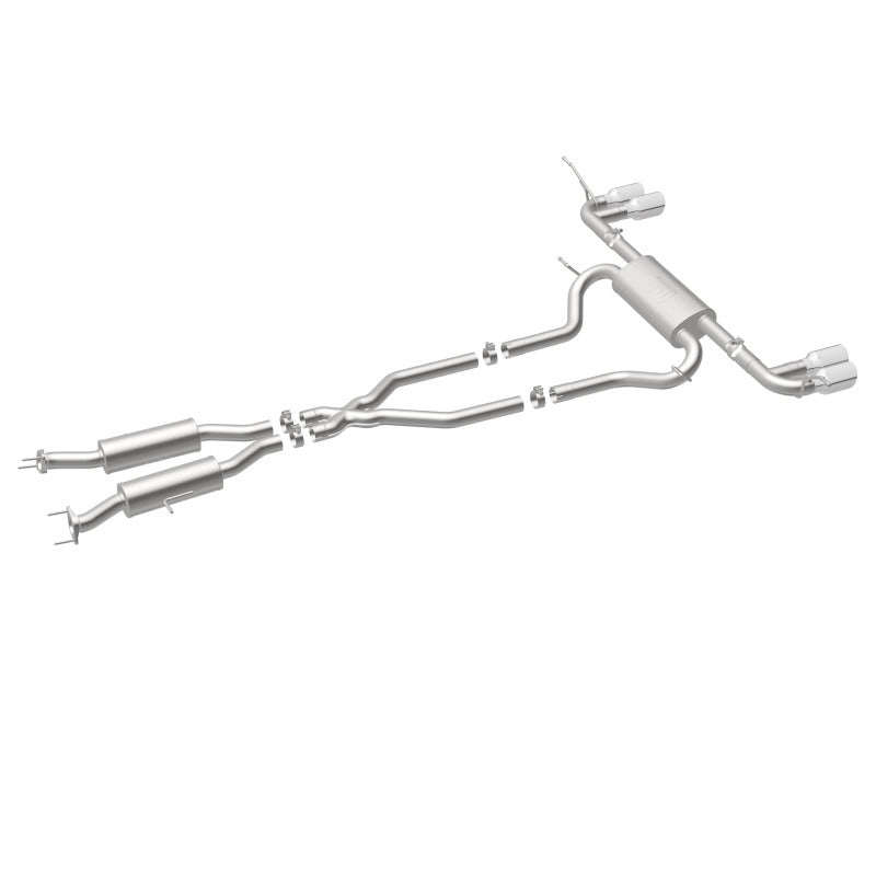 Cat Back MagnaFlow, SS, 2,5 po, pointe polie quadruple fendue de 4 po 14-15 Jeep Grand Cherokee 3,6 L/5,7 L V6/V8