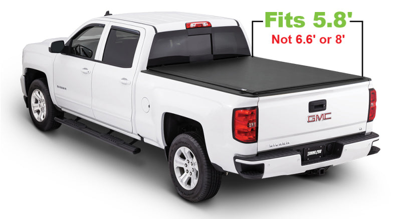 Tonno Pro 14-19 Chevy Silverado 1500 5.8ft Fleetside Lo-Roll Tonneau Cover