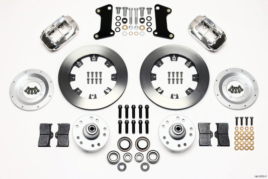 Wilwood Forged Dynalite Front Kit 12.19in Polished 67-69 Camaro 64-72 Nova Chevelle