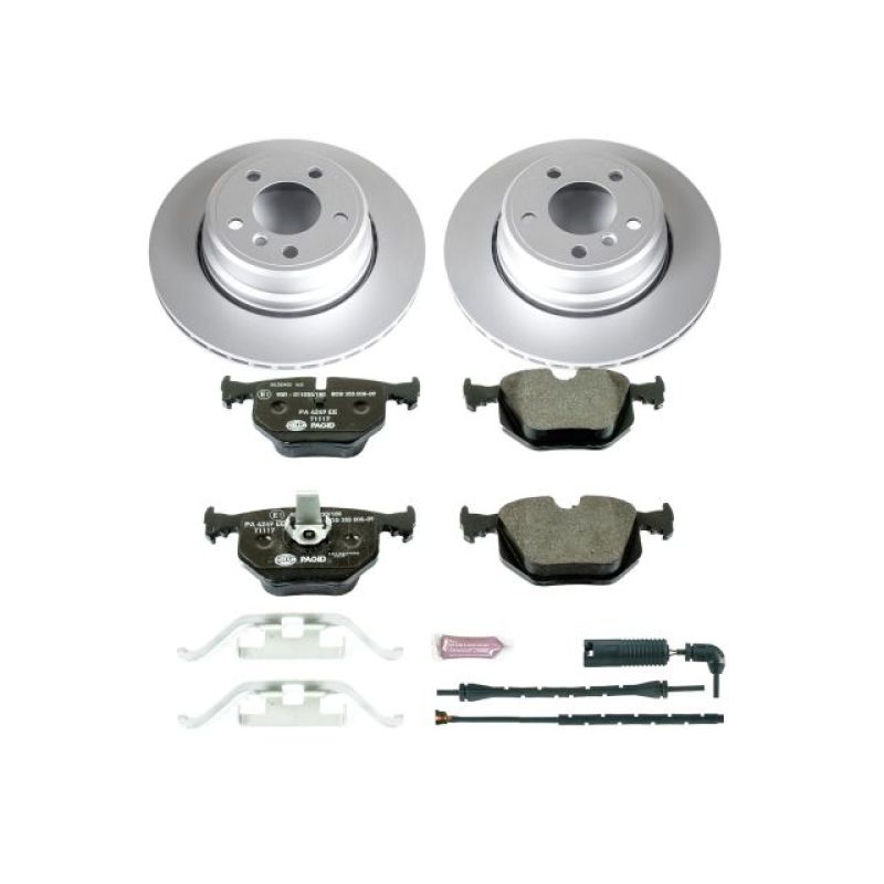 Power Stop 02-06 BMW X5 Rear Euro-Stop Brake Kit