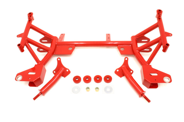 BMR 93-02 F-Body K-Member w/ SBC/BBC Motor Mounts and Pinto Rack Mounts - Red BMR Suspension