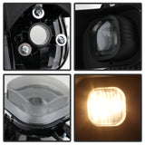 Feux antibrouillard Spyder Ford F250 F350 F450 F550 XLT 2011-2016 de style OEM avec interrupteur fumé FL-FF25011-SM