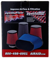 Filtre de remplacement direct Airaid 10-14 Ford Mustang Shelby 5,4 L suralimenté - Média huilé/rouge