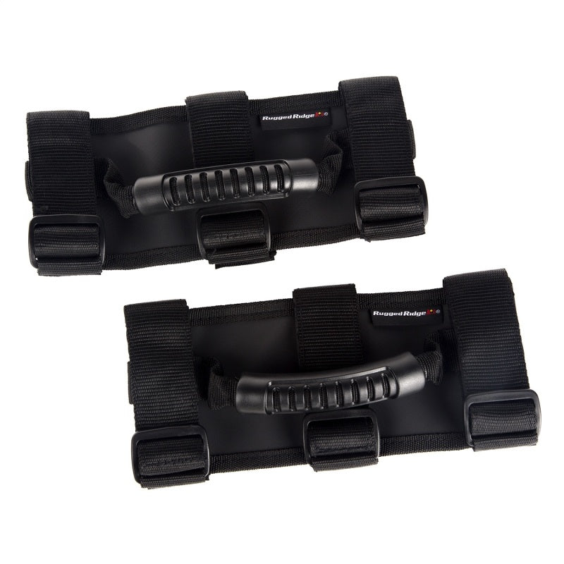 Poignées de maintien Rugged Ridge Ultimate noires 55-20 CJ/Jeep Wrangler/JT