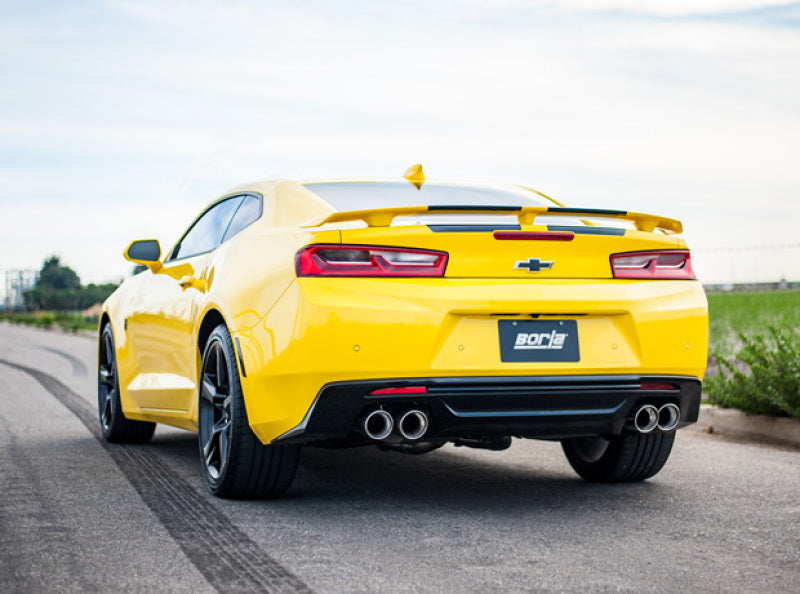 Borla 2016 Camaro SS 6.2L V8 X-Pipe avec tuyaux intermédiaires et soupapes AFM