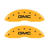 Ensemble avant MGP 2 couvre-étriers gravés avant finition jaune GMC noir ch