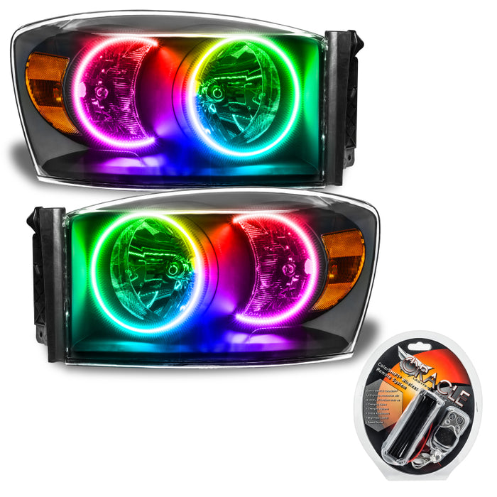 Oracle 07-08 Dodge Ram SMD HL - Noir - ColorSHIFT VOIR LA GARANTIE