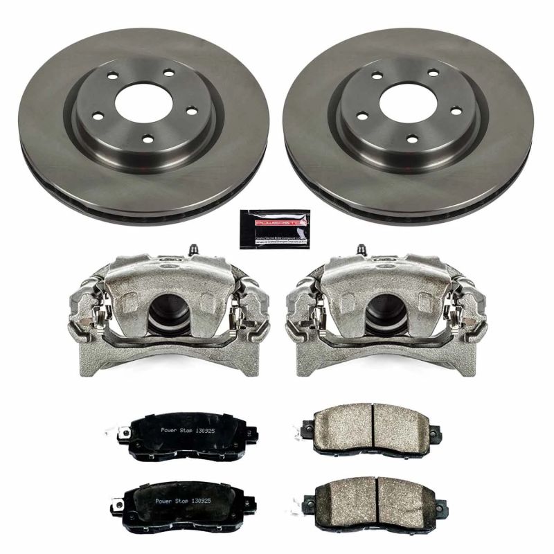 Kit de freins avant Power Stop Autospecialty 14-17 avec étriers pour Nissan Leaf
