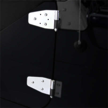 Ensemble de charnières de porte en acier inoxydable pour Jeep Wrangler 87-06 Rugged Ridge