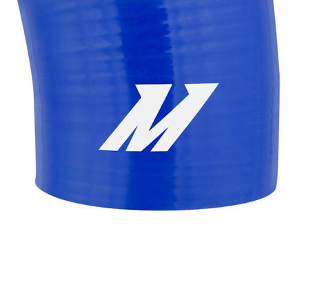 Tuyau de boîte à air en silicone Mishimoto 01-07 Subaru WRX 80 mm - Bleu