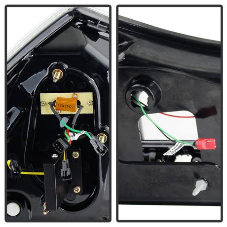 Feux arrière à LED Spyder Lexus RX330/RX350 04-09 Noir ALT-YD-LRX04-LED-BK