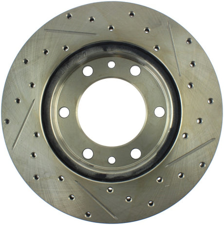 Rotor avant rainuré et percé StopTech 81-89 Toyota Land Cruiser