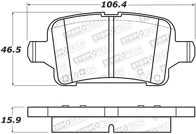 Plaquettes de frein StopTech Street - Avant