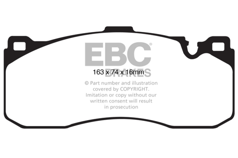 EBC 08-10 BMW 135 3.0 Twin Turbo Greenstuff Front Brake Pads