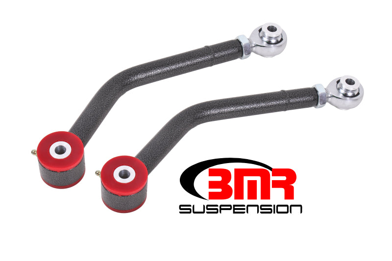 Bras de suspension supérieurs BMR Challenger 08-17 à embouts de tige à réglage simple (polyuréthane) - Noir martelé