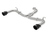 aFe 18-20 VW GTI (MK7.5) 2.0L MACH Force-Xp 3 pouces à 2,5 pouces 304 SS Système d'échappement arrière - Embouts noirs