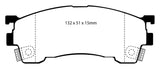 Plaquettes de frein avant EBC 93-97 Ford Probe 2.0 16v Yellowstuff