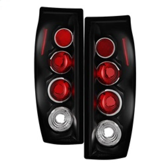 Spyder Chevy Avalanche 02-06 Euro Style Tail Lights Black ALT-YD-CAV04-BK