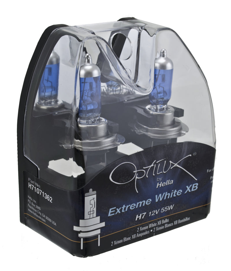 Ampoule Hella Optilux 12V/55W H7 Extreme Blue (paire)