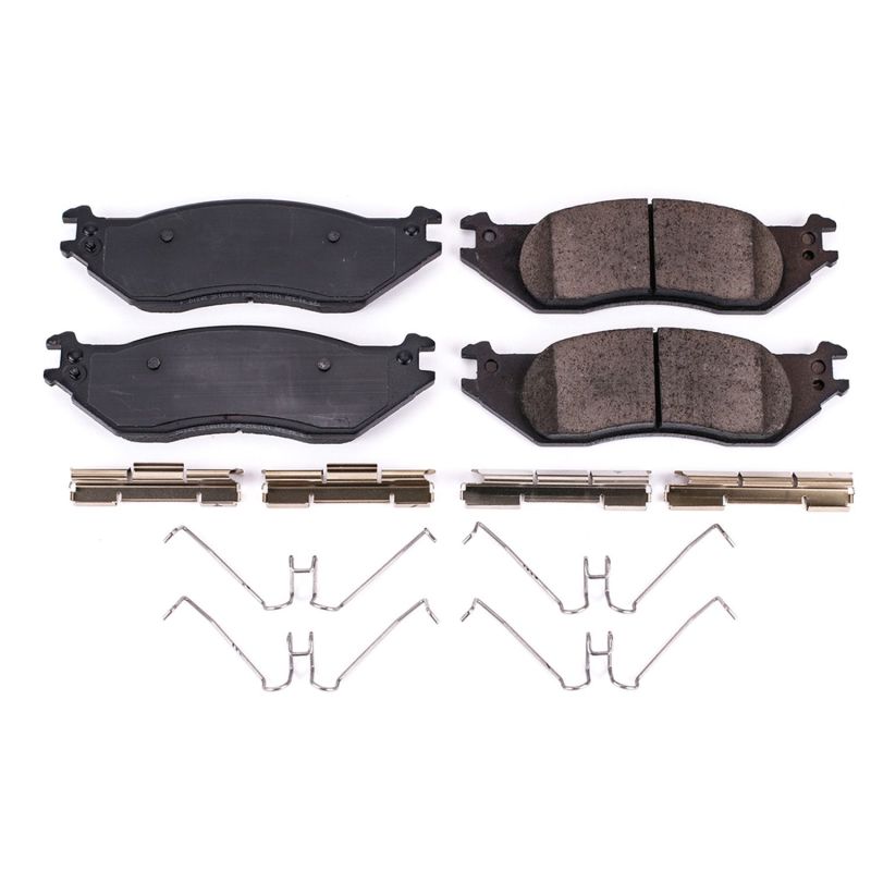 Plaquettes de frein avant Power Stop 04-06 Ford E-150 Z17 Evolution en céramique avec matériel