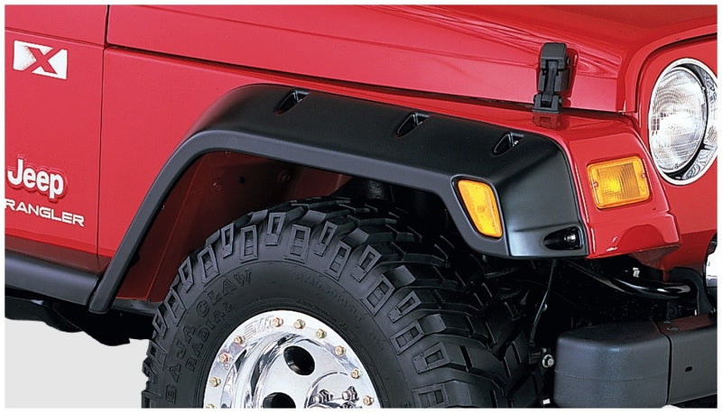 Élargisseurs de poche Bushwacker 97-06 Jeep TJ 2 pièces - Noir