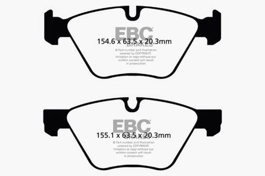 EBC 09+ BMW Z4 3.0 (E89) Greenstuff Front Brake Pads