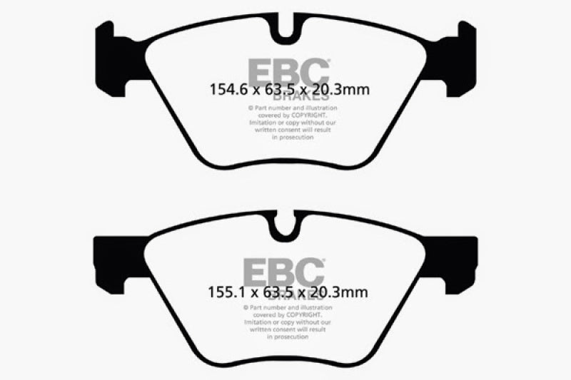 Plaquettes de frein avant EBC 09+ BMW Z4 3.0 (E89) Yellowstuff