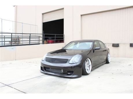 Spyder Infiniti G35 03-04 4DR Projecteur Halogène - LED Halo DRL Blk High H4 PRO-YD-IG35034D-DRL-BK