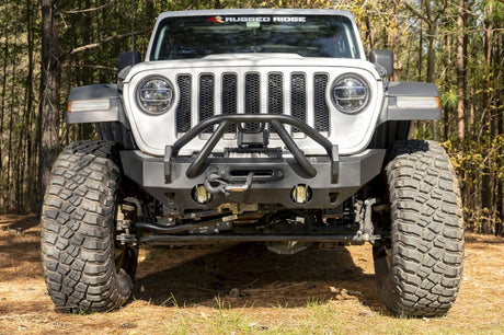 Pare-chocs avant court Rugged Ridge HD 07-18 Jeep Wrangler JK 18-20 Jeep Wrangler JL 2020 JT