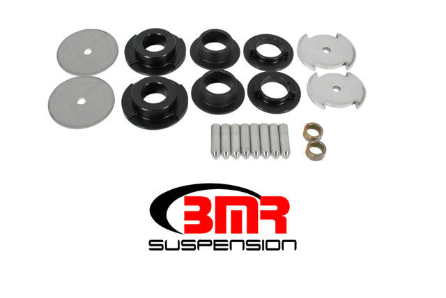 BMR 16-17 6th Gen Camaro Rear Cradle Lockout Bushing Kit - Black BMR Suspension
