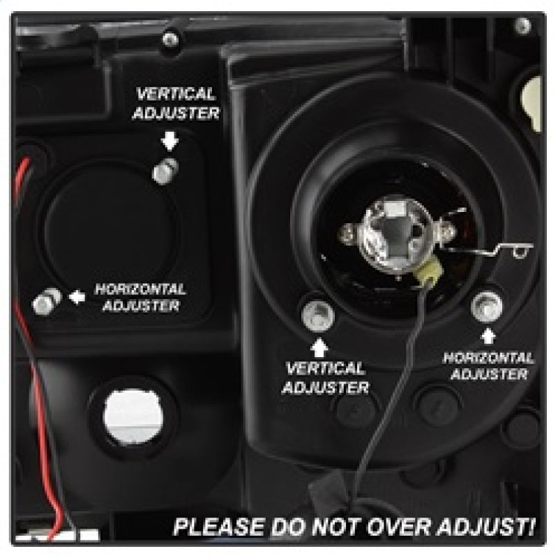 Phares de projecteur Spyder Toyota Tacoma 05-11 - Barre lumineuse DRL - Chrome PRO-YD-TT05V2-LB-C