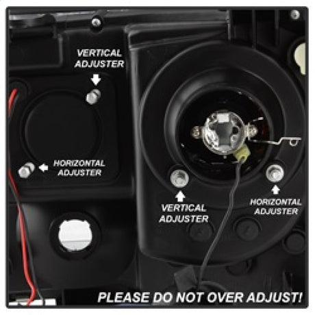 Phares de projecteur Spyder Toyota Tacoma 05-11 - Barre lumineuse DRL - Noir PRO-YD-TT05V2-LB-BK