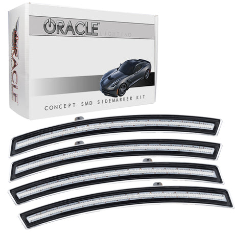 Ensemble de marqueurs latéraux Oracle Chevrolet Corvette C7 Concept - Transparent - Sans peinture VOIR LA GARANTIE