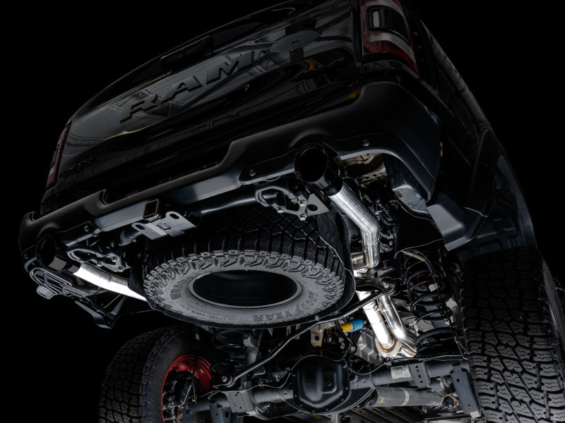 Échappement Cat-Back AWE Tuning 2021 RAM 1500 TRX 0FG - Embouts noirs diamantés