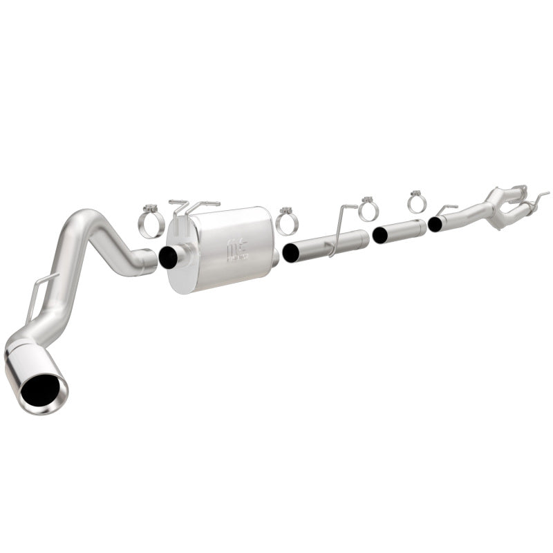 Système MagnaFlow C/B 11-15 Ford Super Duty F250 6,2 L EC CC, SS 3,5 po simple côté passager arrière Ext 5 po Tip