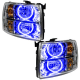 Phares à DEL pré-assemblés Oracle Lighting 07-13 Chevrolet Silverado - Bleu VOIR LA GARANTIE